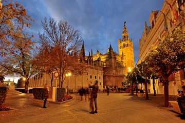 Seville Cathedral, Spain - obrazy, fototapety, plakaty