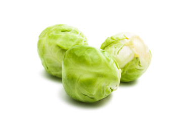 brussels sprouts isolated