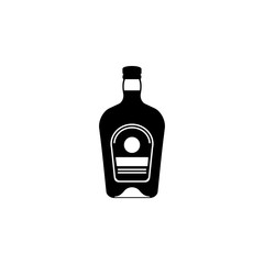 whiskey bottle icon. Alcohol  element icon. Premium quality graphic design icon. Baby Signs, outline symbols collection icon for websites, web design, mobile app