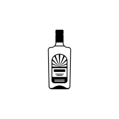 bottle of alcohol icon. Alcohol  element icon. Premium quality graphic design icon. Baby Signs, outline symbols collection icon for websites, web design, mobile app