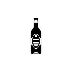 a bottle of beer icon. Alcohol  element icon. Premium quality graphic design icon. Baby Signs, outline symbols collection icon for websites, web design, mobile app