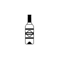 martini bottle icon. Alcohol  element icon. Premium quality graphic design icon. Baby Signs, outline symbols collection icon for websites, web design, mobile app