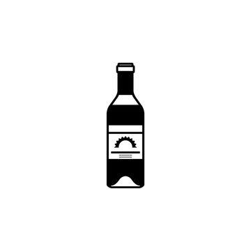 bottle of tequila icon. Alcohol  element icon. Premium quality graphic design icon. Baby Signs, outline symbols collection icon for websites, web design, mobile app