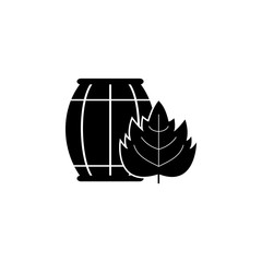 wine barrel icon. Alcohol  element icon. Premium quality graphic design icon. Baby Signs, outline symbols collection icon for websites, web design, mobile app