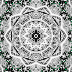 Abstract fractal background computer-generated image