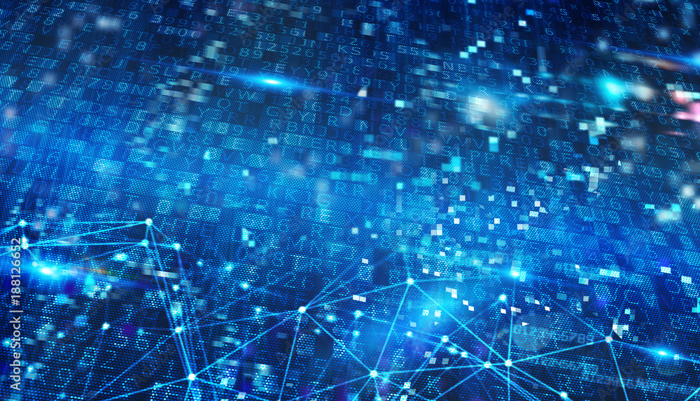 Poster internet network background. concept of internet sharing