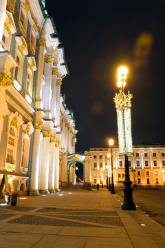 Hermitage on Palace Square in St.Petersburg.