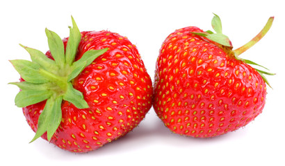 Strawberry isolated on white background. Clipping Path