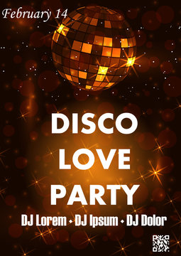Party poster vector background