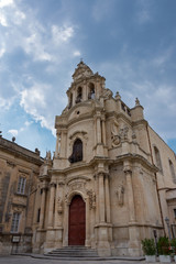 Fototapeta na wymiar St. Joseph Church, Ragusa Ibla.