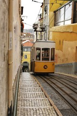 Elevator da Bica in Lisbon, Portugal