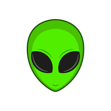 Alien. Vector illustration.