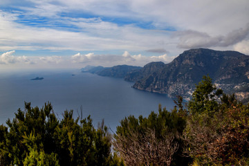 Italy, Campania, Praiano, Agerola Sentiero degli Dei