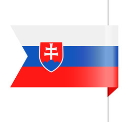 Slovakia Flag Vector Bookmark Icon