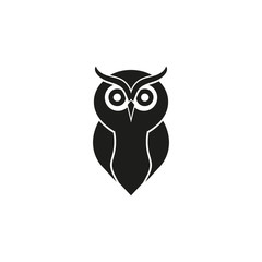 Owl logo. Vector. Isolated.