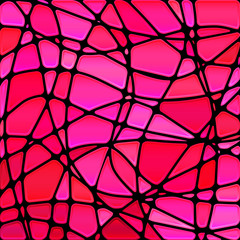 Fototapeta premium abstract vector stained-glass mosaic background