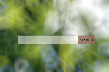 Search bar web on multi colored abstract background 