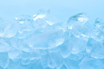 blue ice cube texture background