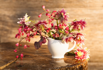 bouquet of garden flowers