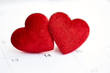 Calendar to Valentines day