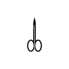 scissors icon. Elements of beauty saloon icon. Premium quality graphic design. Signs, outline symbols collection icon for websites, web design, mobile app, info graphic