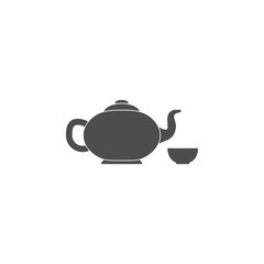 Kettle and cup icon. Elements of Chinese culture icon. Premium quality graphic design icon. Baby Signs, outline symbols collection icon for websites, web design, mobile app