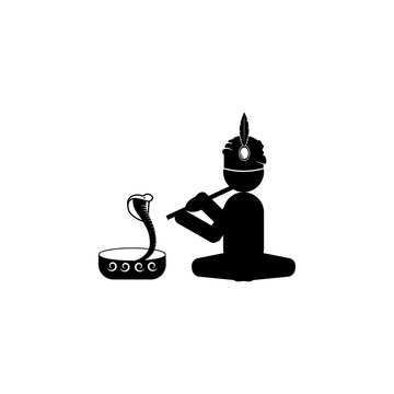 snake charmer icon. Elements of Indian Culture icon. Premium quality graphic design. Signs, outline symbols collection icon for websites, web design, mobile app, info graphic