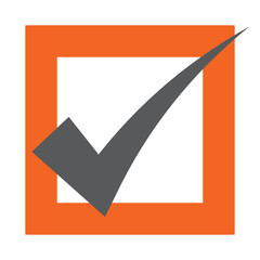 Voting Symbols vector design. template Elections icons. check marks, vote label.