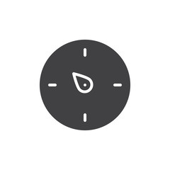 Stopwatch icon vector, filled flat sign, solid pictogram isolated on white. Timer symbol, logo illustration.