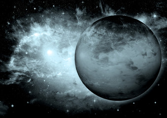 galaxy in a free space