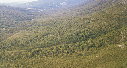 On top of Mount Roland in Tasmania during the day