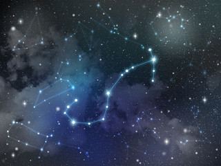 Scorpio constellation star Zodiac - 188161693