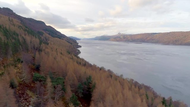 The Forests and Waters of Loch Ness in Scotland