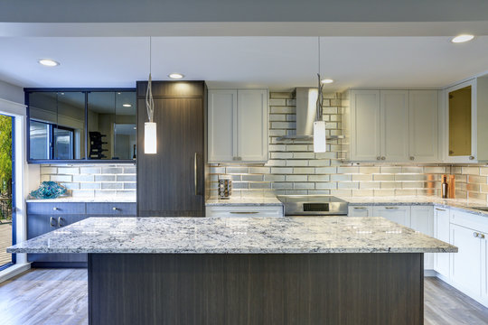 Modern Kitchen Room In A Condo Home