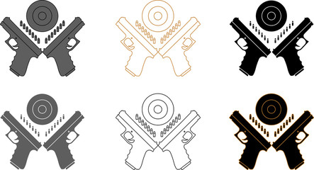 Presentation logotype for marksmanship competition