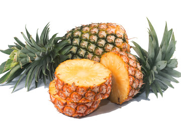 Pineapple isolated on white background
