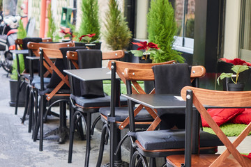 cafe in the street of Istanbul
