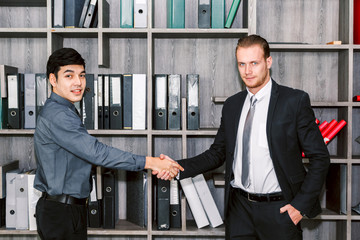 Handshake of business partners