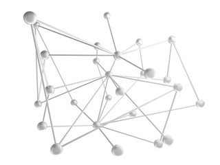 Communication concept with clipping path and abstract background