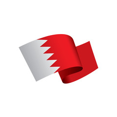 Bahrain flag, vector illustration