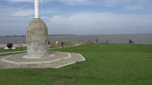 Fort Sumter Flagpole Base