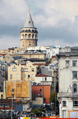 Fototapeta premium Galata Tower in Istanbul Turkey