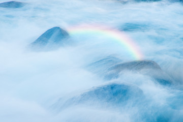 Atlantik inTeneriffa mit Regenbogen