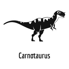 Carnotaurus icon. Simple illustration of carnotaurus vector icon for web.