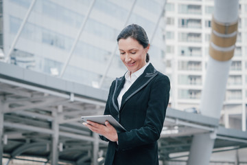 Fototapeta premium senior business woman portriat