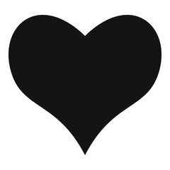 Kind heart icon. Simple illustration of kind heart vector icon for web.