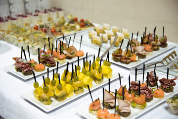 Coffee break prepare for serve guests attending seminar during break time in meeting room