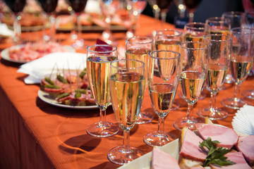 Coffee break prepare for serve guests attending seminar during break time in meeting room