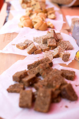 Coffee break prepare for serve guests attending seminar during break time in meeting room