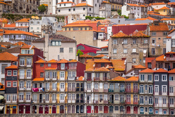 Porto houses facades, Portugal